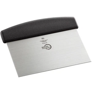 Mercer Culinary Millennia 6" x 5" Dough Cutter / Scraper With Black Handle - Picture 1 of 3
