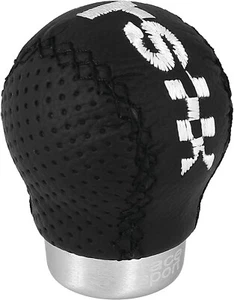 Sumex Branded Ravenna Car Gear Shift Lever Stick Knob - Soft Real Black Leather - Picture 1 of 4
