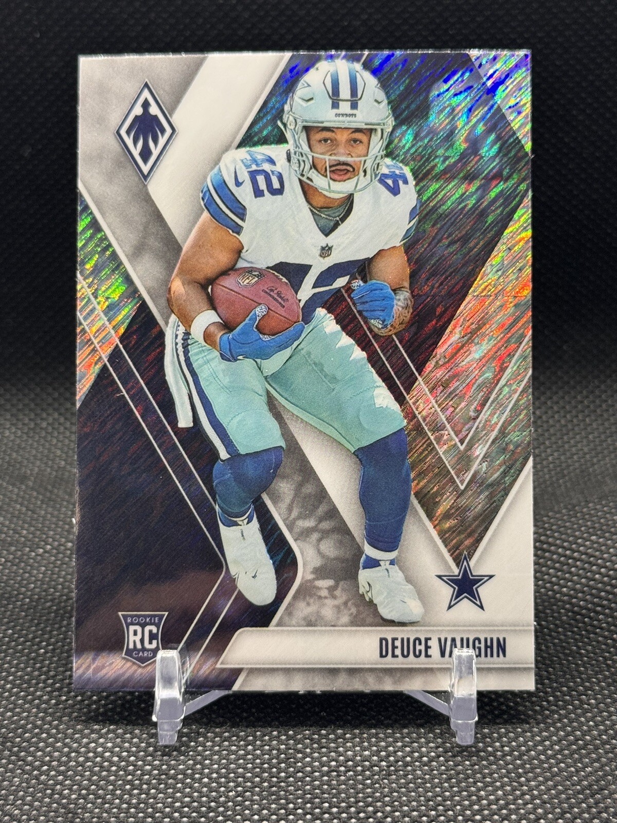 DEUCE VAUGHN - 2023 Phoenix Football #134 - WHITE SHIMMER - Rookie Card - SP