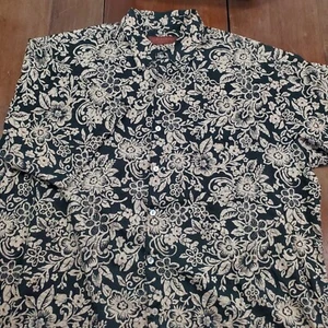 Camisa hawaiana TORI RICHARD 100% algodón césped para hombre XL Honolulu diseño floral - Imagen 1 de 12