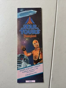 DISNEYLAND STAR TOURS INTERPLANITARY LAUNCH PREMIER January 8, 1987 (DFC) - Picture 1 of 4
