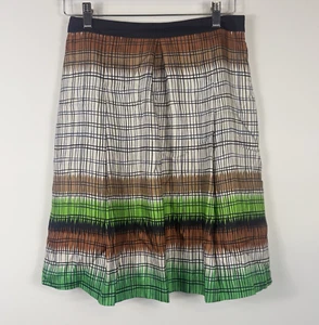 David Lawrence women's skirt 100% silk knee length A-line lined Size 8 - Picture 1 of 12