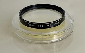 Soligor 55mm +2 Close-up Filter For Camera Lens + Clean - 520 - Picture 1 of 2