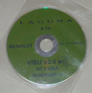 Manual De Taller Electricidad / Esquemas En DVD Renault Laguna X74 - 05/2006 - Imagen 1 de 1