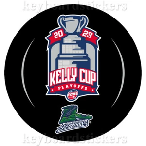 Disco de hockey de recuerdo con bloqueo de recuerdo de recuerdo de la Copa Kelly 2023 ECHL Cup Playoffs Florida Everblades - Imagen 1 de 2