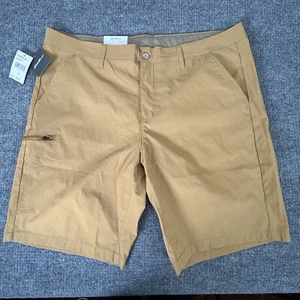 Eddie Bauer Men's Shorts Size 40 Burlwood Zipper Cargo Hiking Casual Bottoms New - Picture 1 of 18