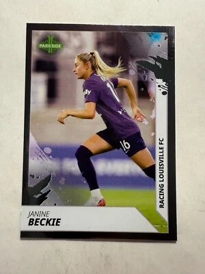 Janine Beckie 2024 Racing Louisville FC #246 Parkside Vol. 2 NWSL Card Foil - Image 1 of 2