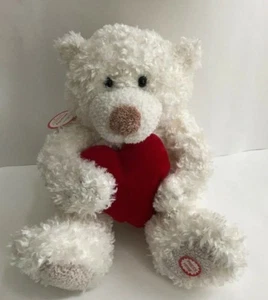 Hallmark "hug Me Squeeze Me Love Me" Talking Love Bear Love with Heartly - Picture 1 of 2