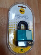 Yale laminated steel padlock EXPOSED extreme conditions general security 