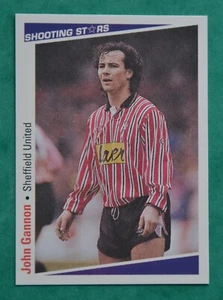 SHOOTING STARS 1991-92 JOHN GANNON - SHEFFIELD UNITED No 253 - Picture 1 of 1