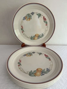 Corelle Corning 7 Abundance 10 1/4” Dinner Plates Very Good USA - Picture 1 of 7