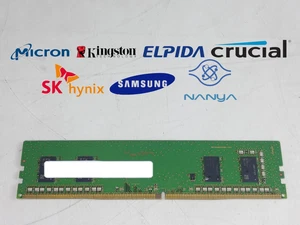 Lot of 5 Major Brand 4 GB PC4-19200 (DDR4-2400) 1Rx16 DDR4 Desktop Memory - Picture 1 of 5