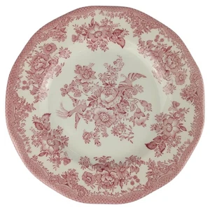 Kuchenteller Enoch Wedgwood Asiatic Pheasants Rot - Bild 1 von 3