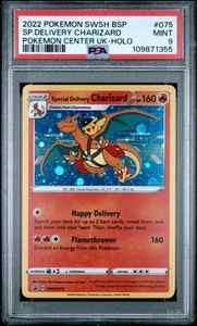 PSA 9 - 2022 SW&SH Black Star Promo Special Delivery Charizard SWSH075 - Picture 1 of 2