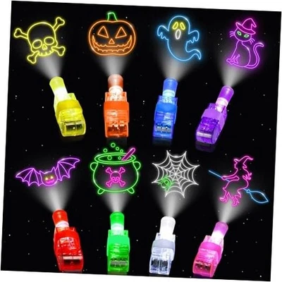 Favores de fiesta de Halloween para niños, 40 luces de dedo bolsa de regalos de Halloween  Foto 1 de 4