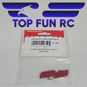 Arrma Aluminum Steering Plate A (Red) (2pcs) - Picture 1 of 1