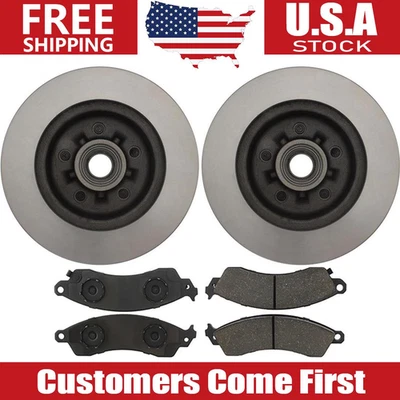 Rotores de freno delanteros + pastillas de freno de cerámica para Chevrolet Camaro 1985-1991 1992 Foto 1 de 4