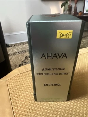 AHAVA Safe RETINOL pRetinol Creme para Olhos FIRMEZA E ANTI-RUGAS Novo Selado - Imagem 1 de 4
