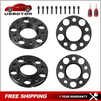 12mm + 15mm 5x112 Hubcentric Wheel  Spacers with Lug Bolts For Benz W203 W204 Foto 1 de 4