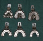 6 X  Ehricke-Löffel Konfektionslöffel  Abdrucklöffel Zahnarzt BO 1,2,3 BU 1,2,3