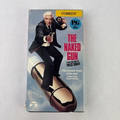 The Naked Gun: From the Files of Police Squad (VHS) 1988 Leslie Nielsen Presley - Image 1 of 4