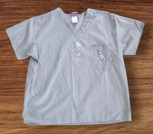Gelscrubs Old Dominion University ODU Adult XL Gray Short Sleeve Scrub Top NWT - Picture 1 of 10