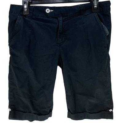 Pantalones cortos Loomstate para mujer 28 azul marino 100 % algodón orgánico tiro medio sostenibles Foto 1 de 4