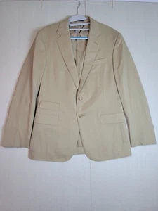 Ralph Lauren Purple Label Gabardine Kent giacca tuta lana uomo 38S beige $2.695 - Foto 1 di 12