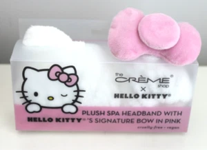 NUOVO Hello Kitty Peluche Spa Fascia con Fiocco Firmato Rosa - Foto 1 di 2