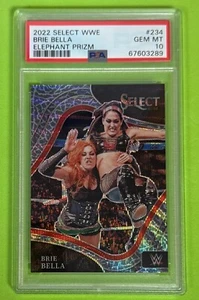 2022 Panini Select WWE Brie Bella #234 Ringside Elephant Prizm PSA 10 - Bild 1 von 2