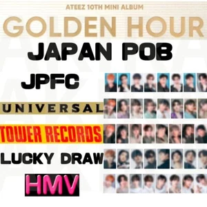 ATEEZ GOLDEN HOUR : Part.1 JAPAN POB PHOTO CARD JPFC TOWER RECORDS UMS HMV - Picture 1 of 41