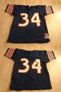 Men's Chicago Bears #34 Walter Payton M Vintage Jersey Sand Knit Jersey - Picture 1 of 2