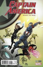 Captain America Comic 1 Road To War Cover C Variant 2016 Will Corona Pilgrim