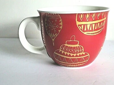 Starbucks 2018 Christmas Holiday Red Cup Mugs-Ornament Design 14 oz - Image 1 of 4