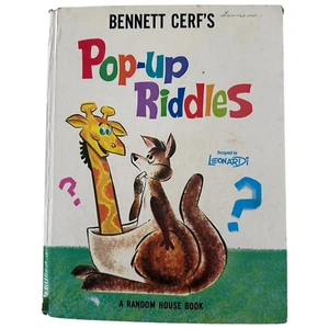 Pop-Up Riddles By Bennett Cerf's Pop Up 1960s Random House Book - Picture 1 of 5
