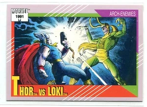 1991 Impel Marvel Series 2 Thor Vs. Loki #120 SET BREAK COMICS - Picture 1 of 1