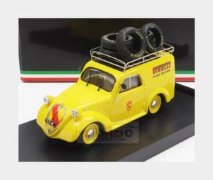 1:43 BRUMM Fiat 500B Van Pirelli Bologna Assistenza Mille Miglia 1950 R492 MMC - Picture 1 of 2