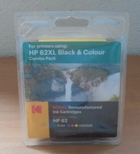 Tinta Kodak compatible para HP 62XL black & Color para Envy e-AIO 5540 5542 5545 - Imagen 1 de 1