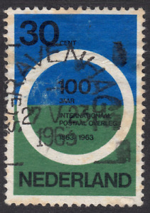1963 Netherlands SC# 415 - 1st Intl. Postal Conf. Paris, Cent. - Used