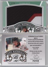 2016 Leaf Genesis Epic Materials Green Patch /10 Hayden Davis #EMP-30 Patch