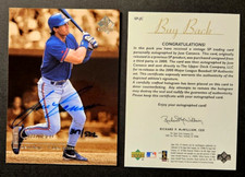 2000 SP Authentic Buyback 1999 #84 Jose Canseco 367/502 Auto Tampa Bay Rays MLB