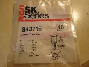 RCA/Thomson SK3716 transistor ad alta frequenza - Foto 1 di 1