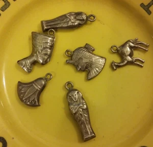 Vintage Silver Charms various 800 silver 1970s - Picture 1 of 9