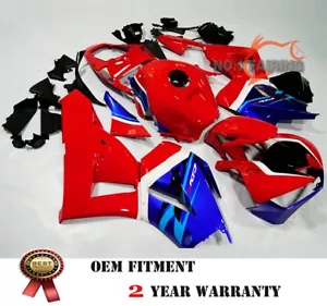 Kit de carenado de inyección ABS carrocería azul rojo carcasa para HONDA CBR 600RR 2013-2025 - Imagen 1 de 10