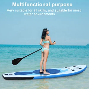 Inflatable Stand Up Paddle Board, Wide Paddle Board, Surfboard, Camouflage Print - Picture 1 of 24