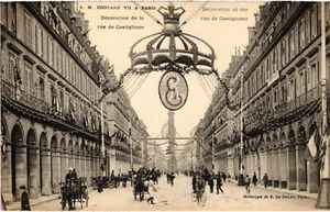 CPA 1903 Edouard VII a PARIS rue de Castiglione BRITISH ROYALTY (1241837) - Picture 1 of 2