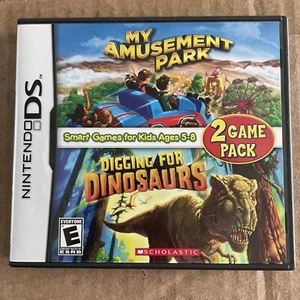 My Amusement Park Digging for Dinosaurs (Nintendo DS, 2012) CIB FREE SHIPPING - Picture 1 of 6