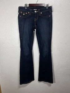 True Religion Jeans Womens Joey size 26 Twisted Leg Flare Flap Pocket USA - Picture 1 of 13