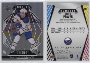 2022-23 Upper Deck Allure Rookies Photo Variations Owen Power #101 Rookie RC