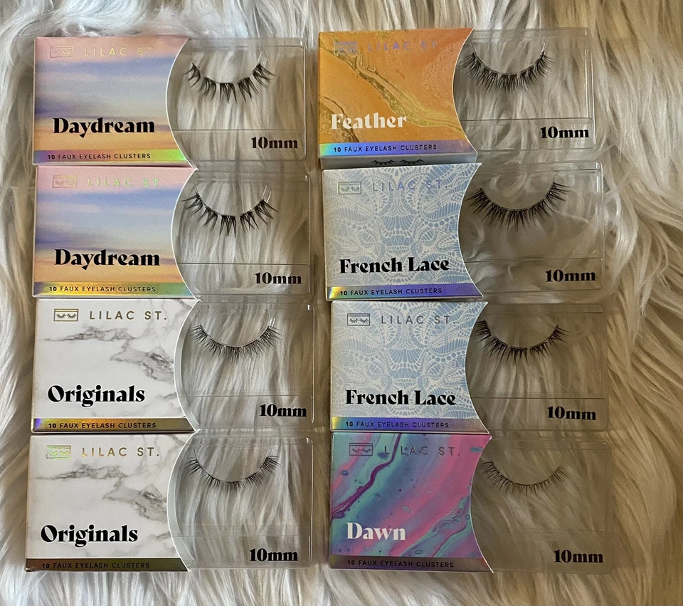Lilac St. Lashes Lash Clusters NEW 10mm 8 Pairs Free Shipping Sale - Image 1 of 1
